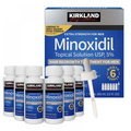 Minoxidil Liquid Extra Strength Hair Regrowth Treatment for Men, 5% Topical Solution, 6 Months Supply